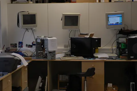 L’atelier de réparation en 2008