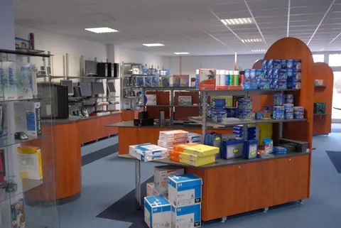Le rayon papeterie et consommables en 2008